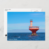 Vuurtoren van Tadoussac, briefkaart van Québec (Voorkant / Achterkant)