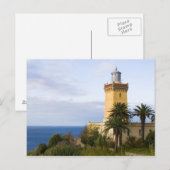 vuurtoren van Tangier Marokko in Pet Spartel Briefkaart (Voorkant / Achterkant)