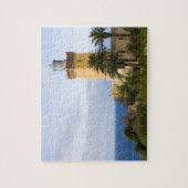 vuurtoren van Tangier Marokko op Pet Spartel Legpuzzel (Verticaal)