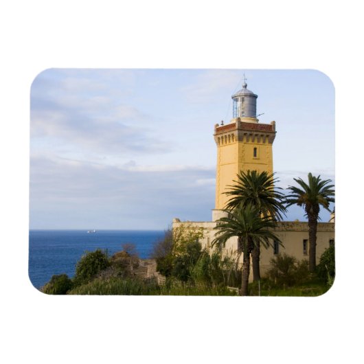 vuurtoren van Tangier Marokko op Pet Spartel Magneet (Horizontaal)