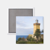 vuurtoren van Tangier Marokko op Pet Spartel Magneet (Voorkant / Achterkant)