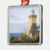 vuurtoren van Tangier Marokko op Pet Spartel Metalen Ornament (Links)
