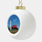 vuurtoren van Tawas Point Keramische Bal Ornament (Rechts)