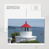 vuurtoren van Trinidad Head Briefkaart (Voorkant / Achterkant)