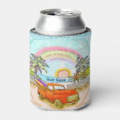 Vuurtoren van Truck Surfer koelbox Blikjeskoeler (Blikje Voorkant)