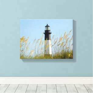Vuurtoren van Tybee Island Canvas Afdruk