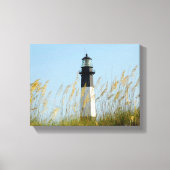Vuurtoren van Tybee Island Canvas Afdruk (Voorkant)