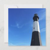 vuurtoren van Tybee Island Kaart (Voorkant)