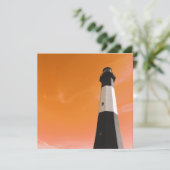 vuurtoren van Tybee Island Kaart (Staand voorkant)