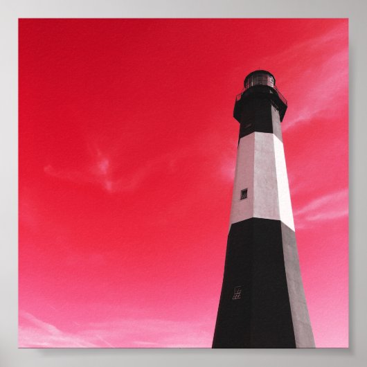 vuurtoren van Tybee Island Poster (Voorkant)