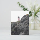 vuurtoren van West Quoddy Briefkaart (Staand voorkant)