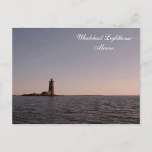 Vuurtoren van Whaleback, Maine Briefkaart