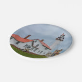 vuurtoren van Whitefish Point Papieren Bordje (Gekanteld)