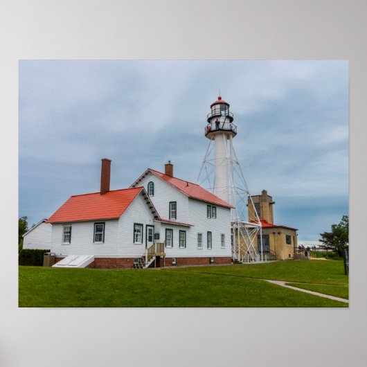 vuurtoren van Whitefish Point Poster (Voorkant)
