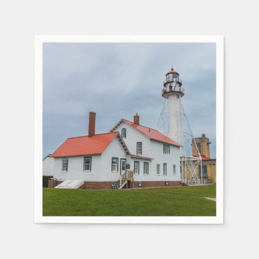 vuurtoren van Whitefish Point Servet (Voorkant)