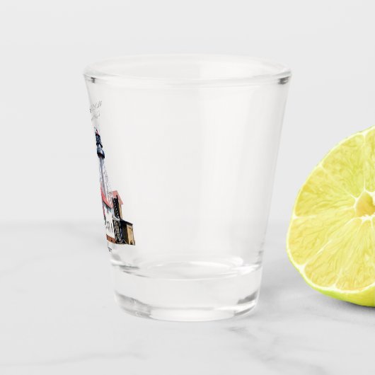 vuurtoren van Whitefish Point Shot Glas (Rechts)