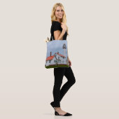 vuurtoren van Whitefish Point Tote Bag (Op model)