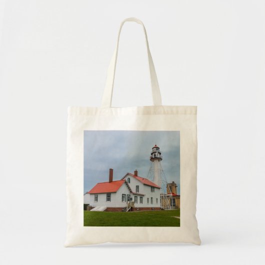 vuurtoren van Whitefish Point Tote Bag (Voorkant)