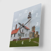 vuurtoren van Whitefish Point Vierkante Klok (Hoek)