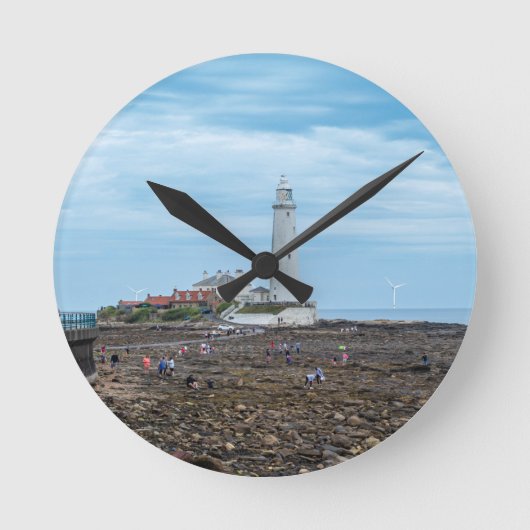 Vuurtoren van Whitley Bay Ronde Klok (Voorkant)