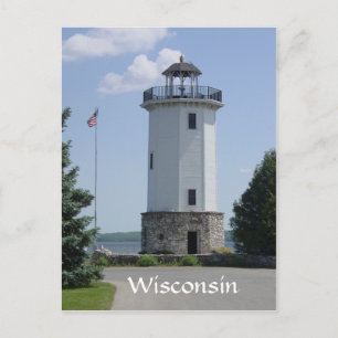 vuurtoren van Wisconsin Briefkaart