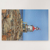 vuurtoren van Wisconsin Point Legpuzzel (Horizontaal)
