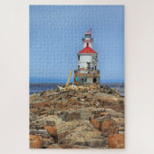 vuurtoren van Wisconsin Point Legpuzzel (Verticaal)