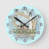 vuurtoren van Wisconsin Ronde Klok (Voorkant)