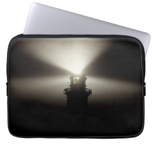 vuurtoren van zee Mist Galleyhead West Cork Irel Laptop Sleeve