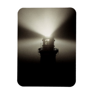 vuurtoren van zee Mist Galleyhead West Cork Irel Magneet