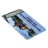 vuurtoren van zee, New Jersey Flexi Magnet Magneet (Rechterzijde)