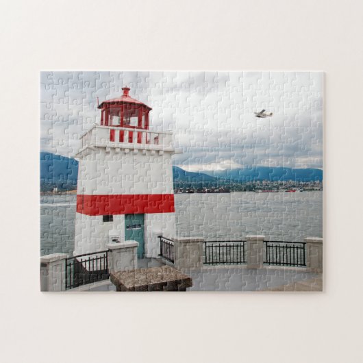 Vuurtoren Vancouver. Legpuzzel (Horizontaal)