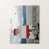 Vuurtoren Vancouver. Legpuzzel (Verticaal)