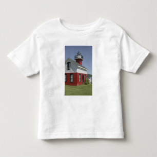 Vuurtoren verplaatst naar de kust in Douglas nabij Kinder Shirts