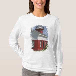 Vuurtoren verplaatst naar de kust in Douglas nabij T-shirt