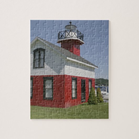 Vuurtoren verplaatst naar Douglas bij 2 Legpuzzel (Verticaal)