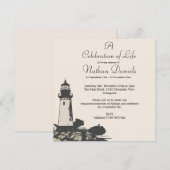 Vuurtoren Viering van het Leven Kaart (Voorkant / Achterkant)