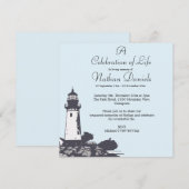 Vuurtoren Viering van het Leven Kaart (Voorkant / Achterkant)