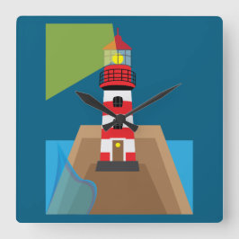 Vuurtoren Vierkante Klok
