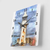 vuurtoren vierkante klok (Hoek)