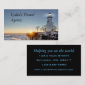 vuurtoren visitekaartje (Voorkant / Achterkant)