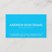 vuurtoren visitekaartje (Achterkant)