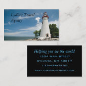 vuurtoren visitekaartje (Voorkant / Achterkant)