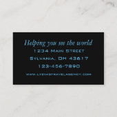 vuurtoren visitekaartje (Achterkant)