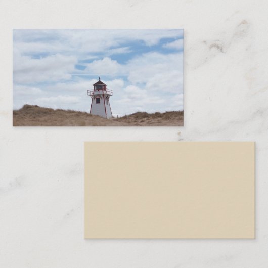 vuurtoren visitekaartje (Voorkant / Achterkant)