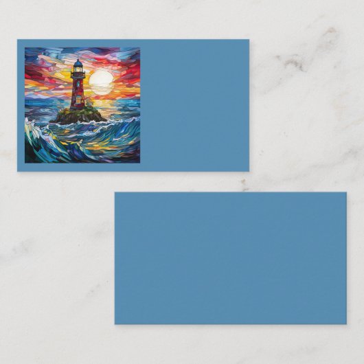 Vuurtoren Visitekaartjes (Voorkant / Achterkant)