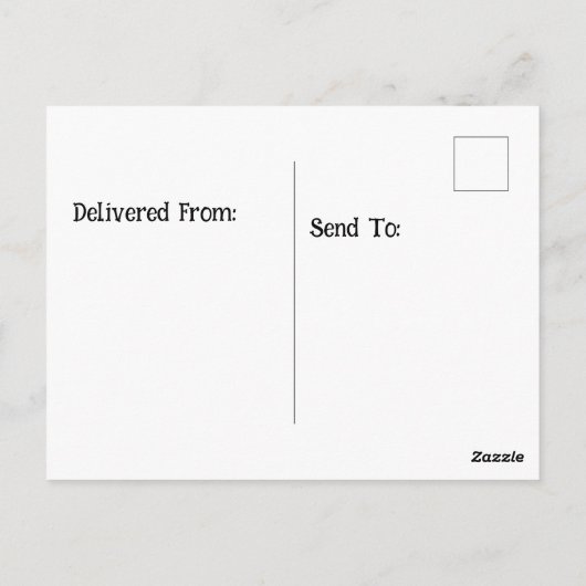 Vuurtoren volle maan lege rij boot briefkaart (Achterkant)