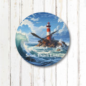 Vuurtoren voor de kust grote klok