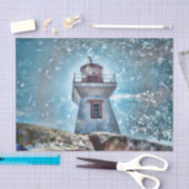 vuurtoren voor de Noordzee Tissuepapier (Craft)