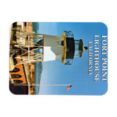 vuurtoren voor fort, Californië Flex Magnet Magneet (Horizontaal)